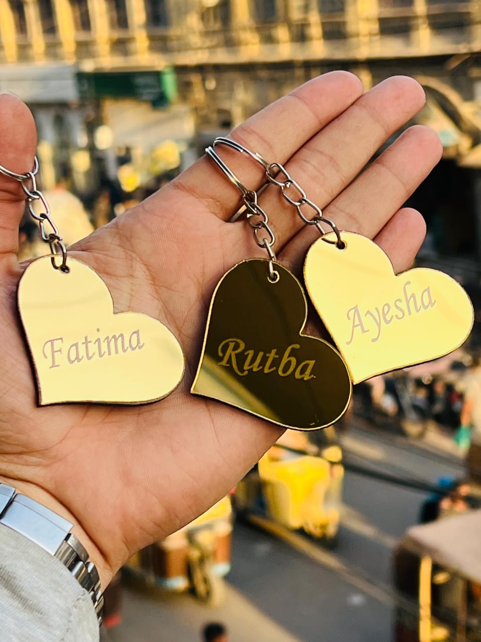 🔑 Heart Acrylic Keychain 🔑