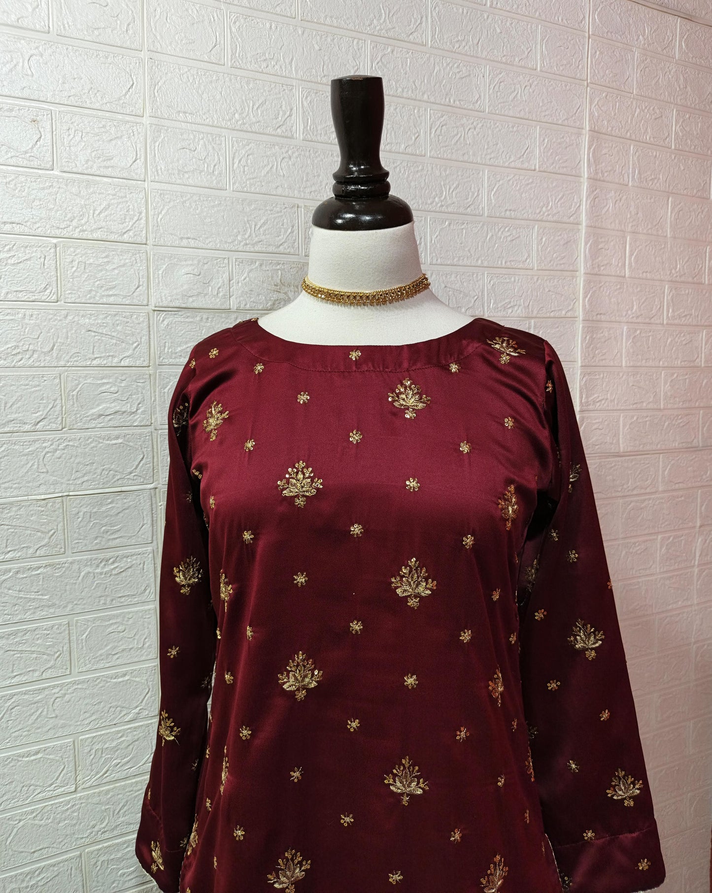 ✨❤️ Premium Maroon 3PC Dress ❤️✨