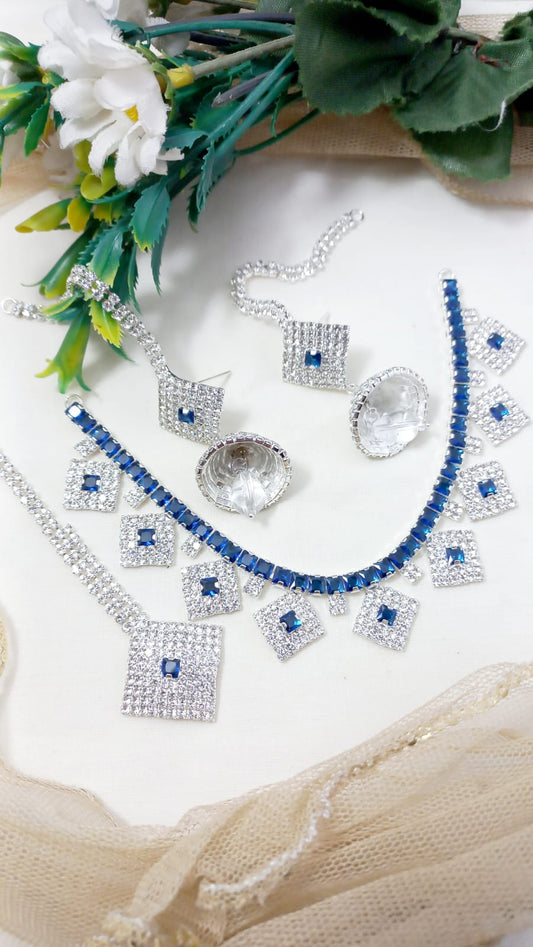 ✨ High Quality Kundan Set – Tikka & Jhumki ✨