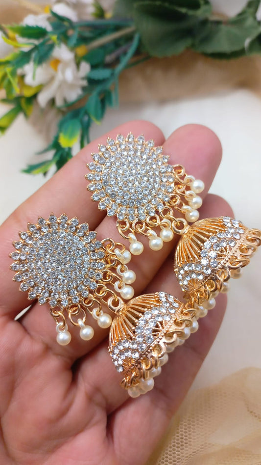 ✨ High Quality Zircon Jhumki ✨