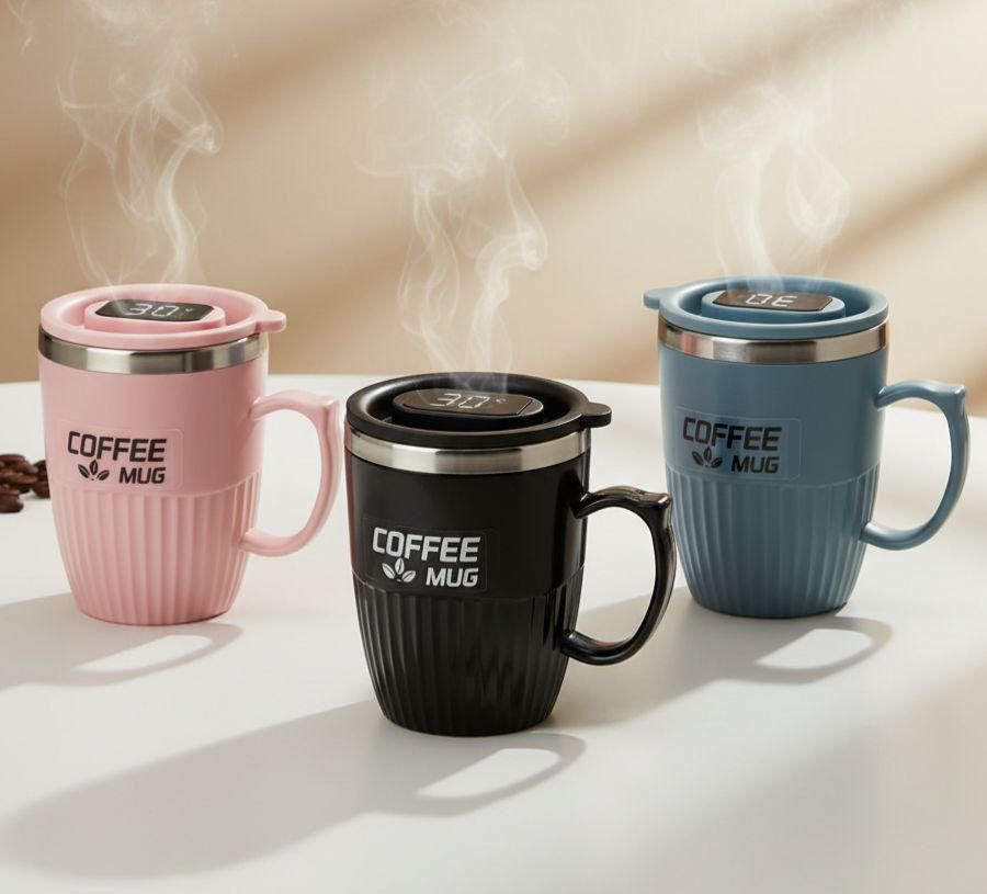 ✨ Smart LED Temperature Coffee Mug ✨