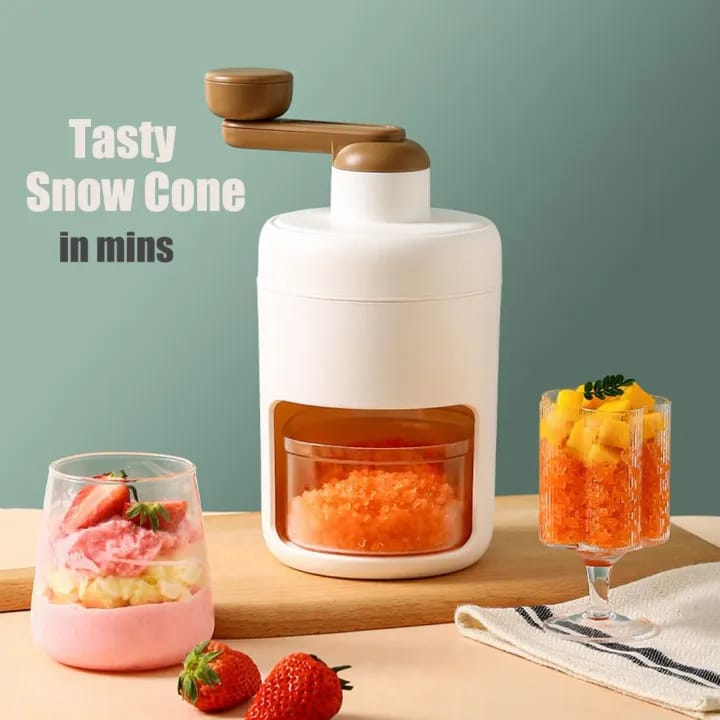 ❄️ Manual Ice Crusher & Shaved Ice Machine ❄️ 🍧 Portable Gola Maker | Snow Ice Shaver