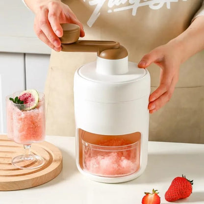 ❄️ Manual Ice Crusher & Shaved Ice Machine ❄️ 🍧 Portable Gola Maker | Snow Ice Shaver