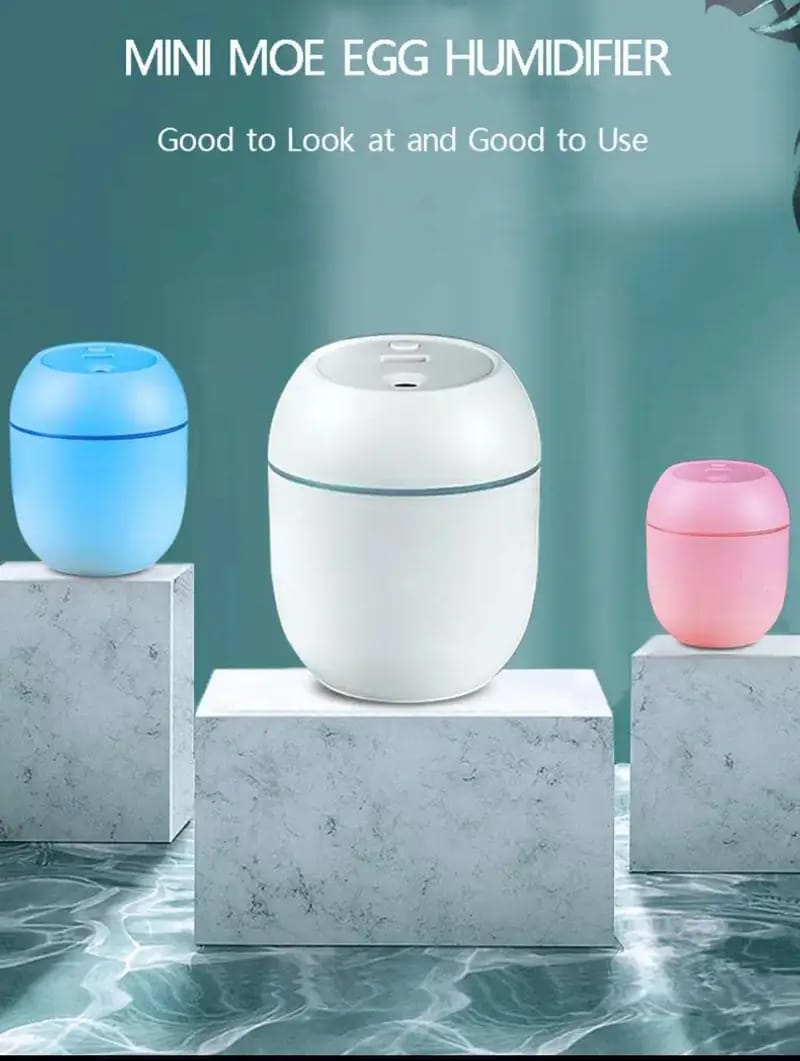 🌫️ Portable Mini Air Humidifier with LED Light 🌫️ ✨ USB Desktop Humidifier | Aroma Diffuser
