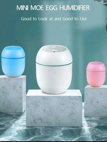 🌫️ Portable Mini Air Humidifier with LED Light 🌫️ ✨ USB Desktop Humidifier | Aroma Diffuser