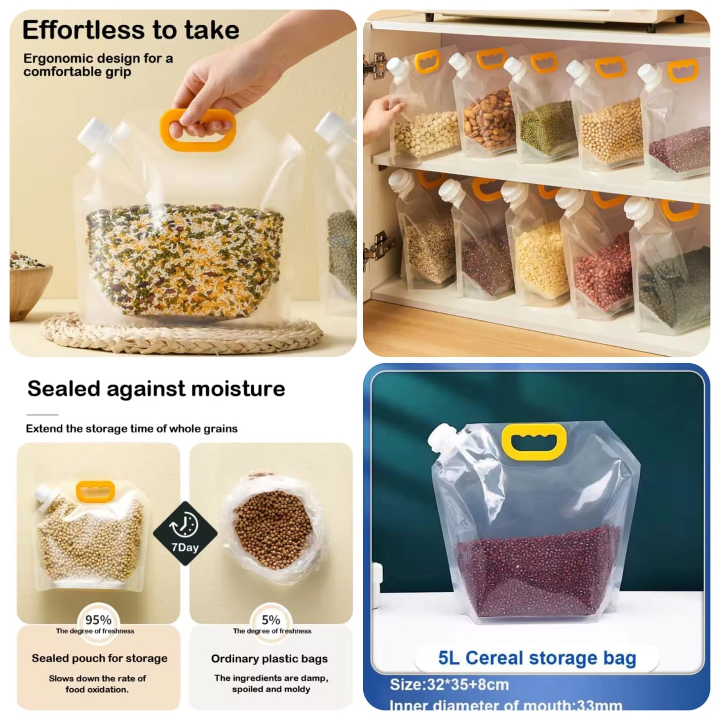 ✨ 5 Litre Grain Storage Bag ✨