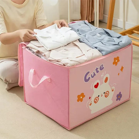 🐻✨ Cartoon Quilt & Storage Organizer Bag ✨🐻