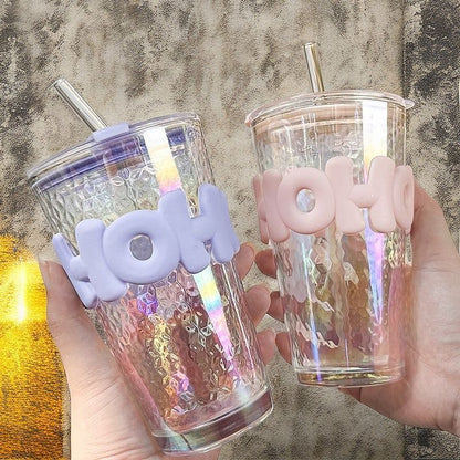 ✨ OHO 450ml Big Glass Cup ✨ 🇨🇳