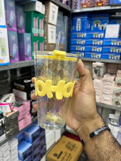 ✨ OHO 450ml Big Glass Cup ✨ 🇨🇳
