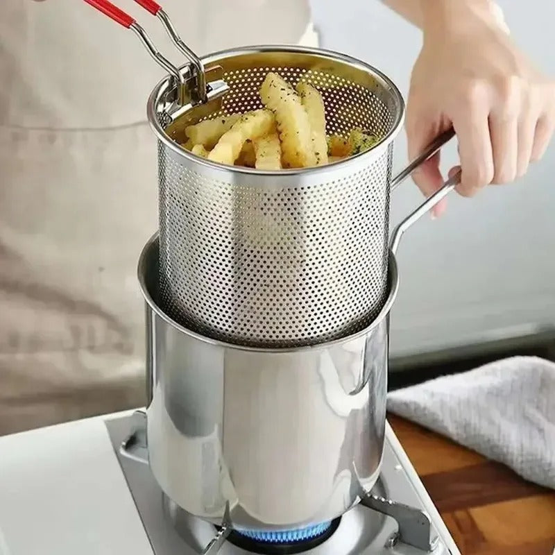 ✨ Multipurpose Stainless Steel Fries Fryer 🍟