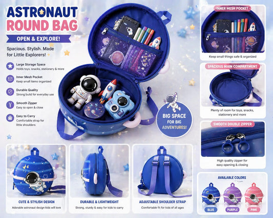 ✨ Cute Astronaut Kids Bag 🚀 ✨
