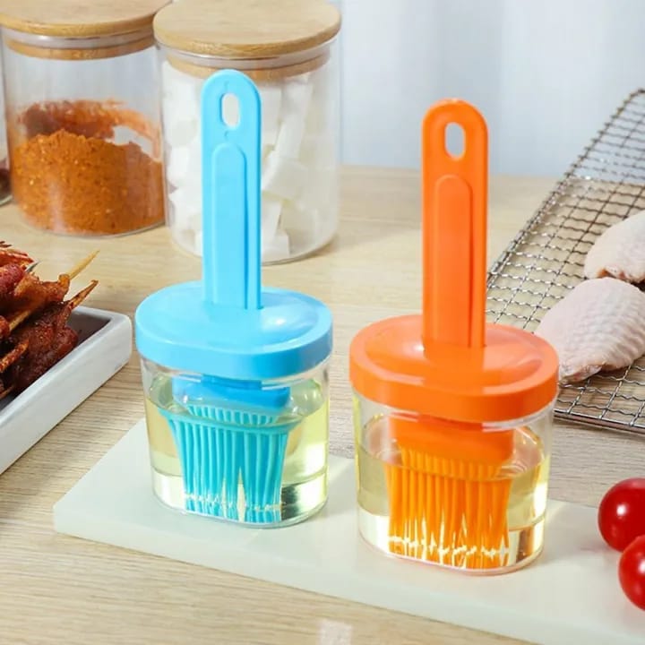 ✨ Oil Brush with Bottle Dispenser ✨