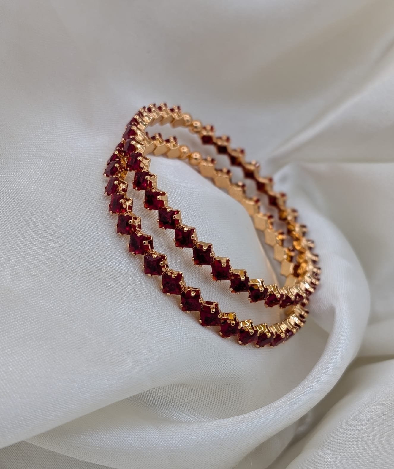 ✨ Gold Plated 2 Piece Bangle Set ✨