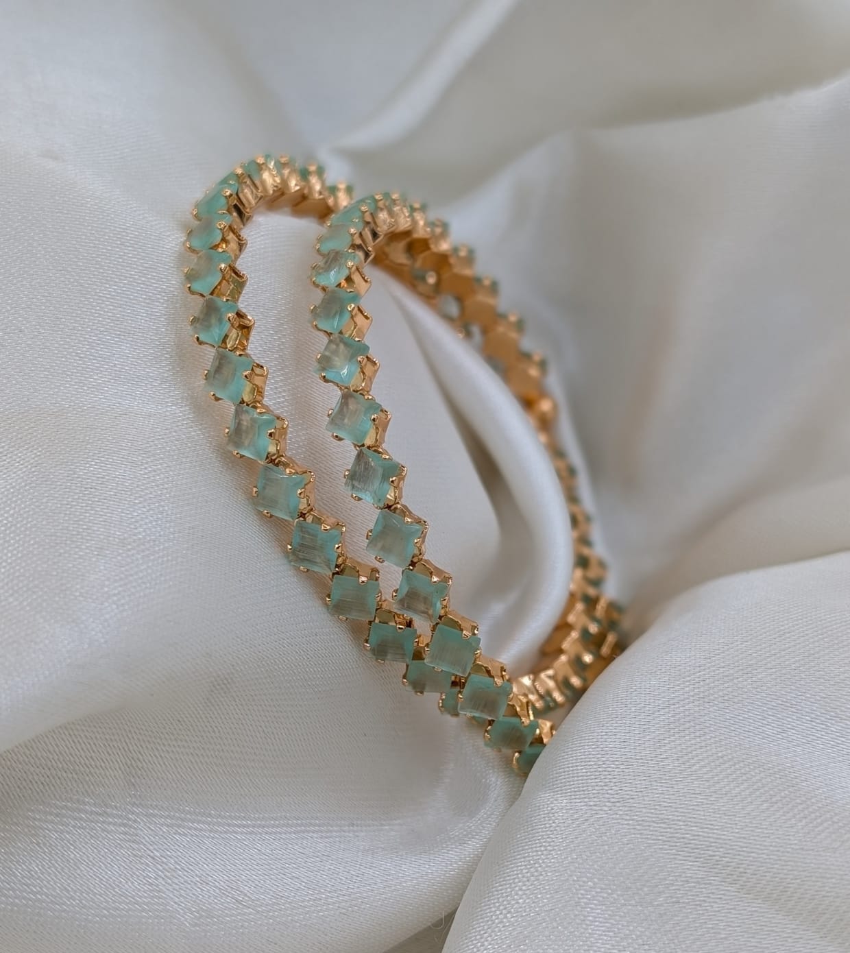 ✨ Gold Plated 2 Piece Bangle Set ✨