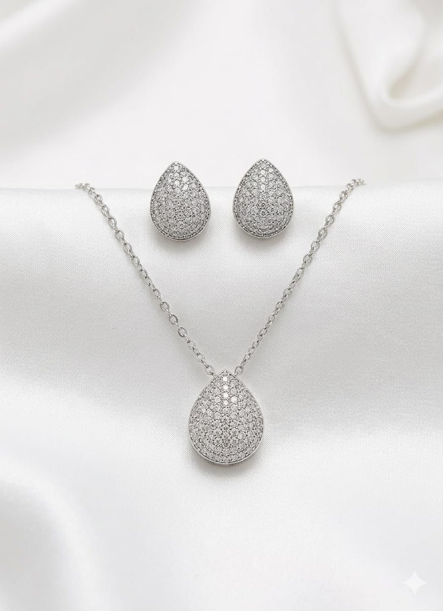 ✨ Badam Locket Chain with Tops ✨