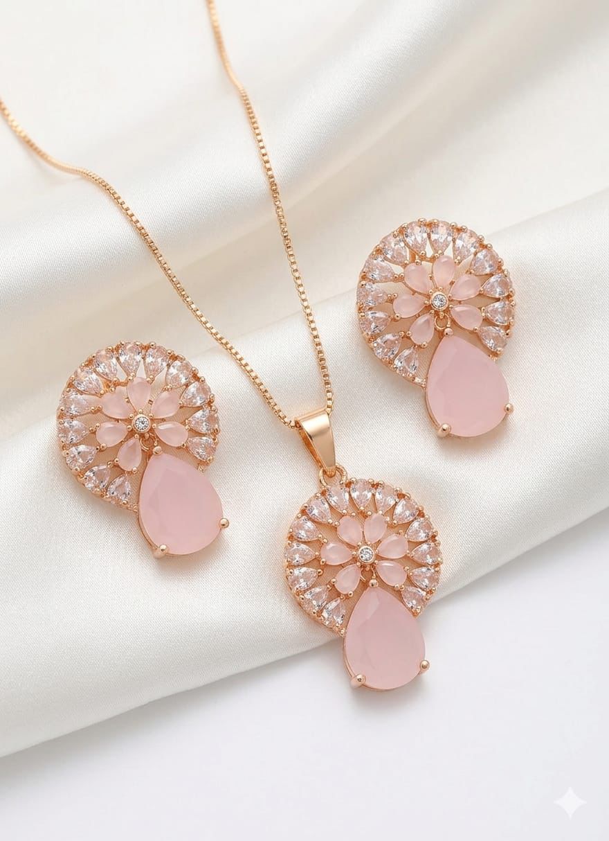 ✨ New Fancy Zarkon Locket Chain Set ✨