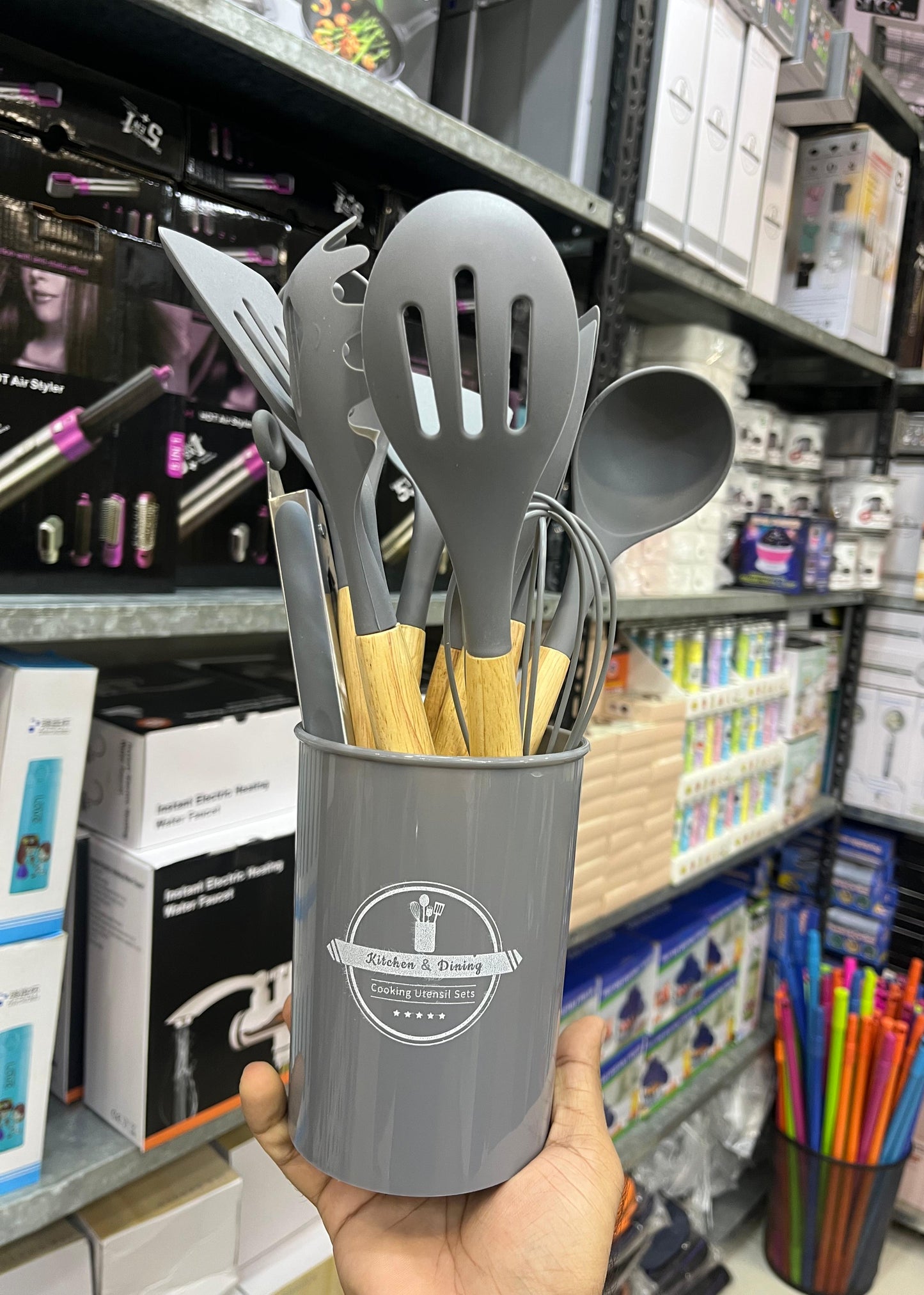 ✨ 12 Pcs Silicone Kitchen Utensils Set ✨
