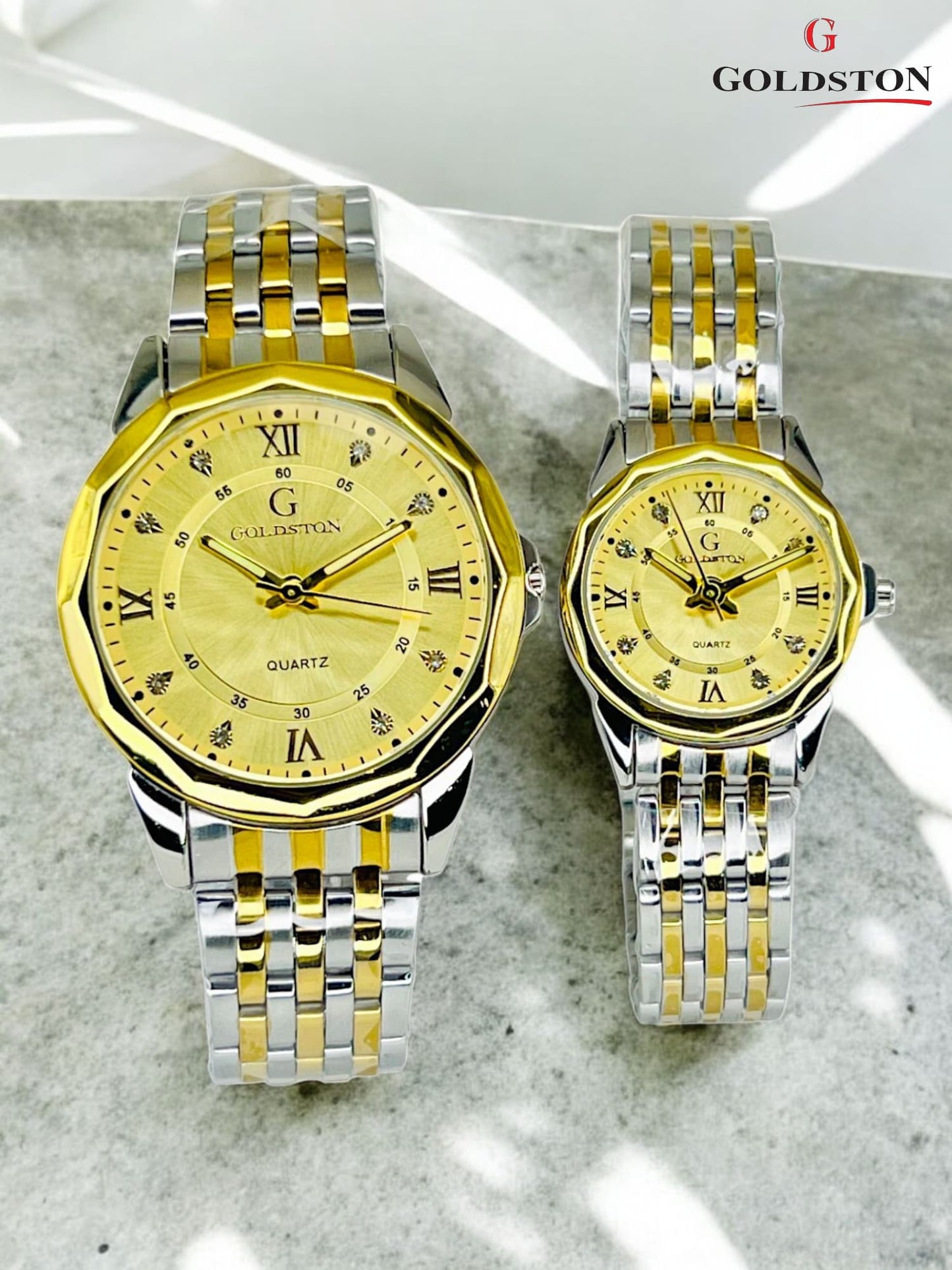 ✨ New Arrival – Goldston Pair Watch Set ✨