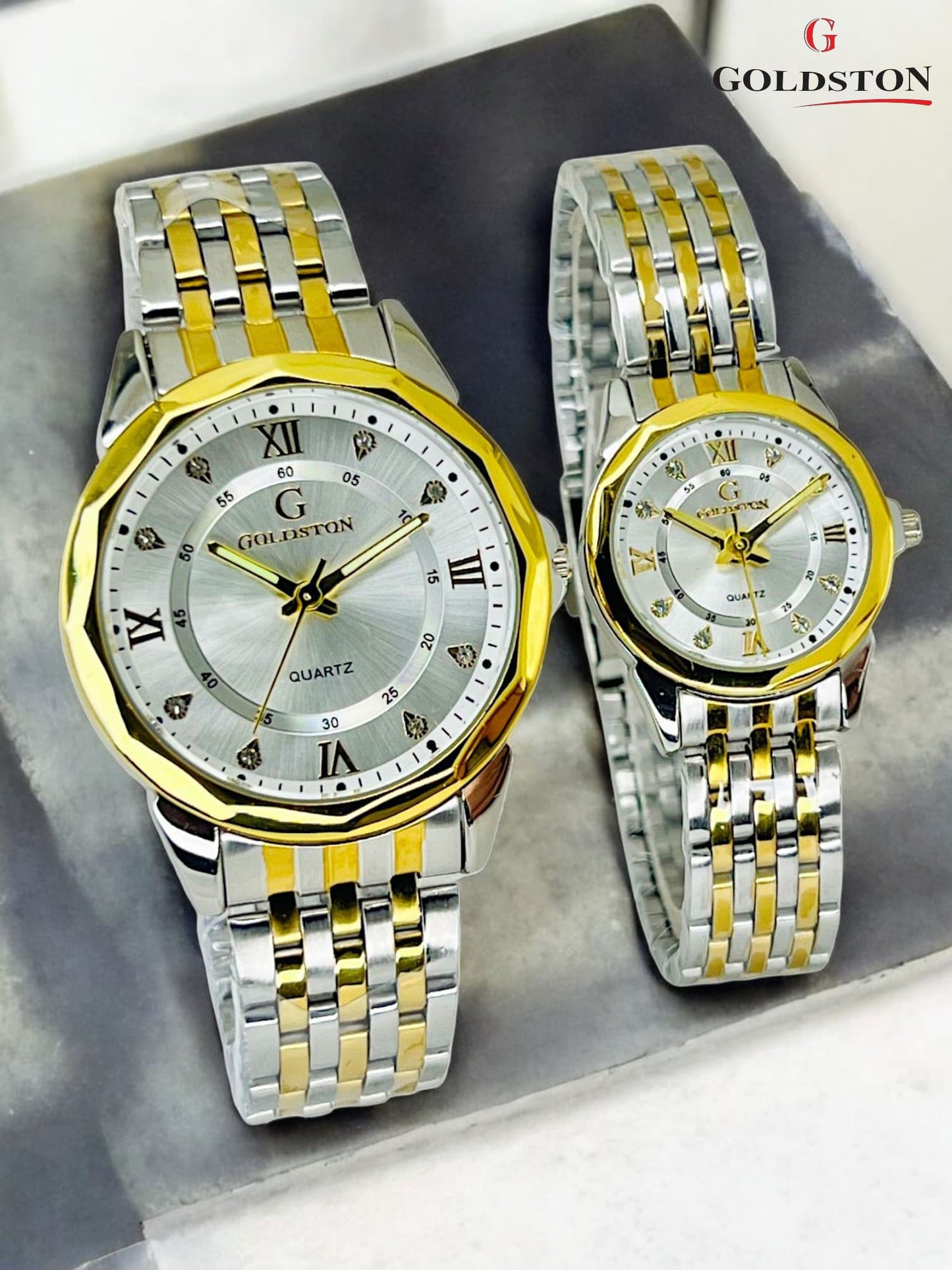 ✨ New Arrival – Goldston Pair Watch Set ✨