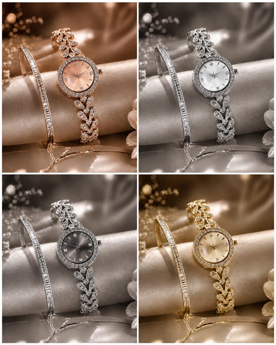 ✨ New Arrival – Women’s Watch + Bracelet Set ✨
