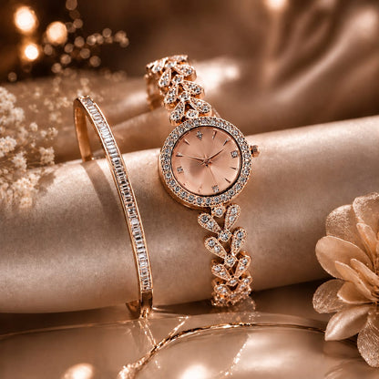 ✨ New Arrival – Women’s Watch + Bracelet Set ✨