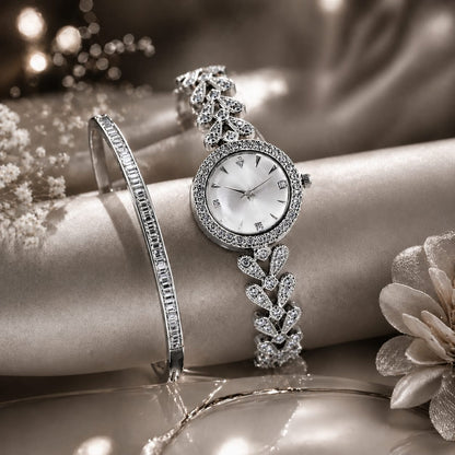 ✨ New Arrival – Women’s Watch + Bracelet Set ✨