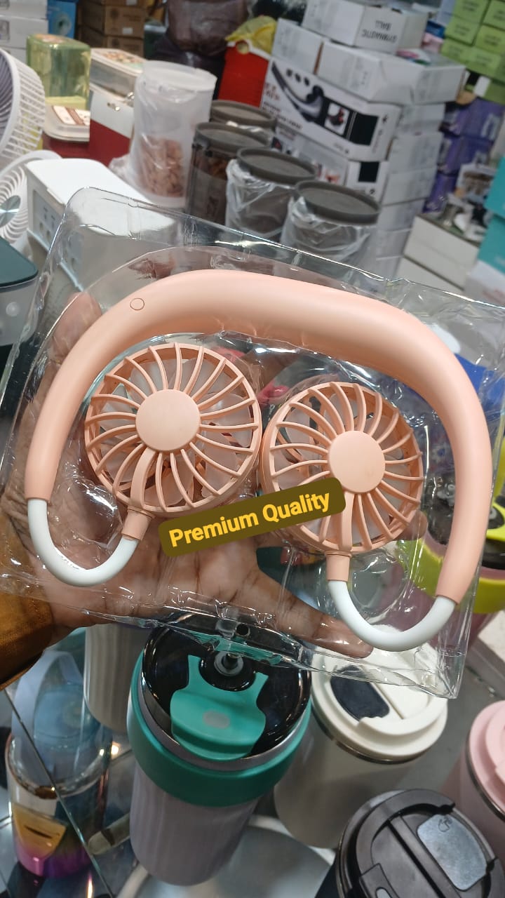 ✨ Rechargeable Seven Wing Neck Fan ❄️✨