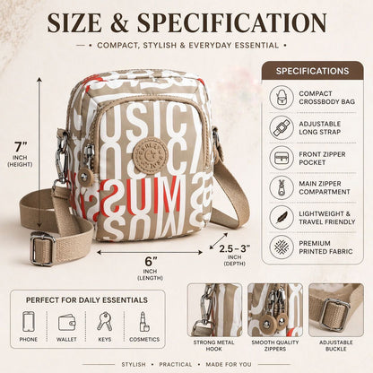 ✨ Imported Parachute Cross Body Bag 🎀✨
