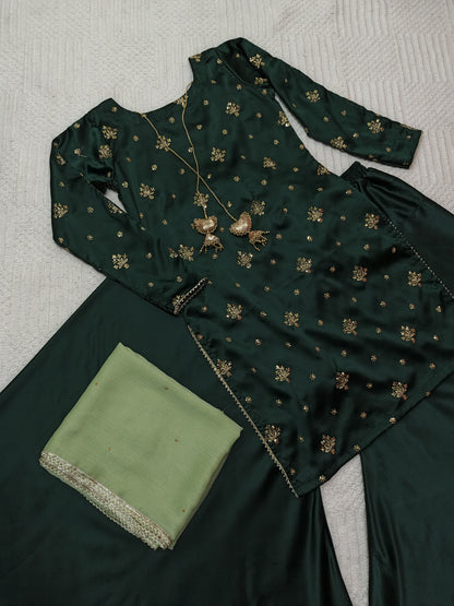 ✨💚 Premium Green 3PC Dress 💚✨
