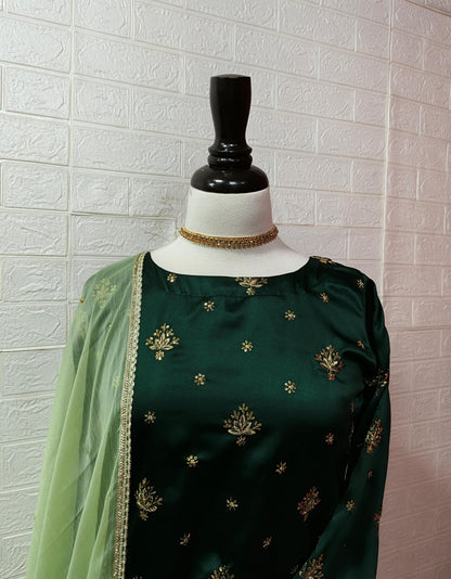 ✨💚 Premium Green 3PC Dress 💚✨