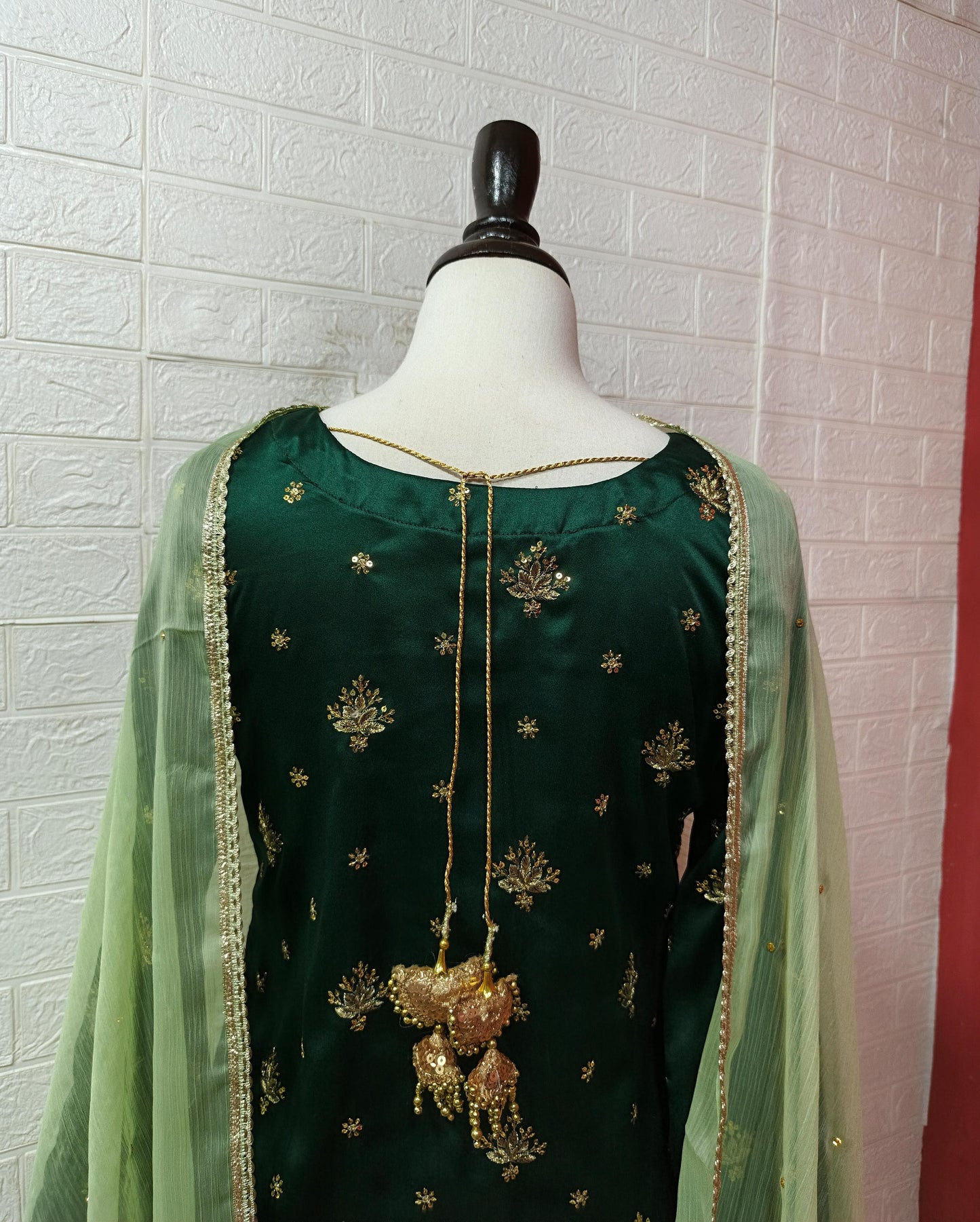 ✨💚 Premium Green 3PC Dress 💚✨