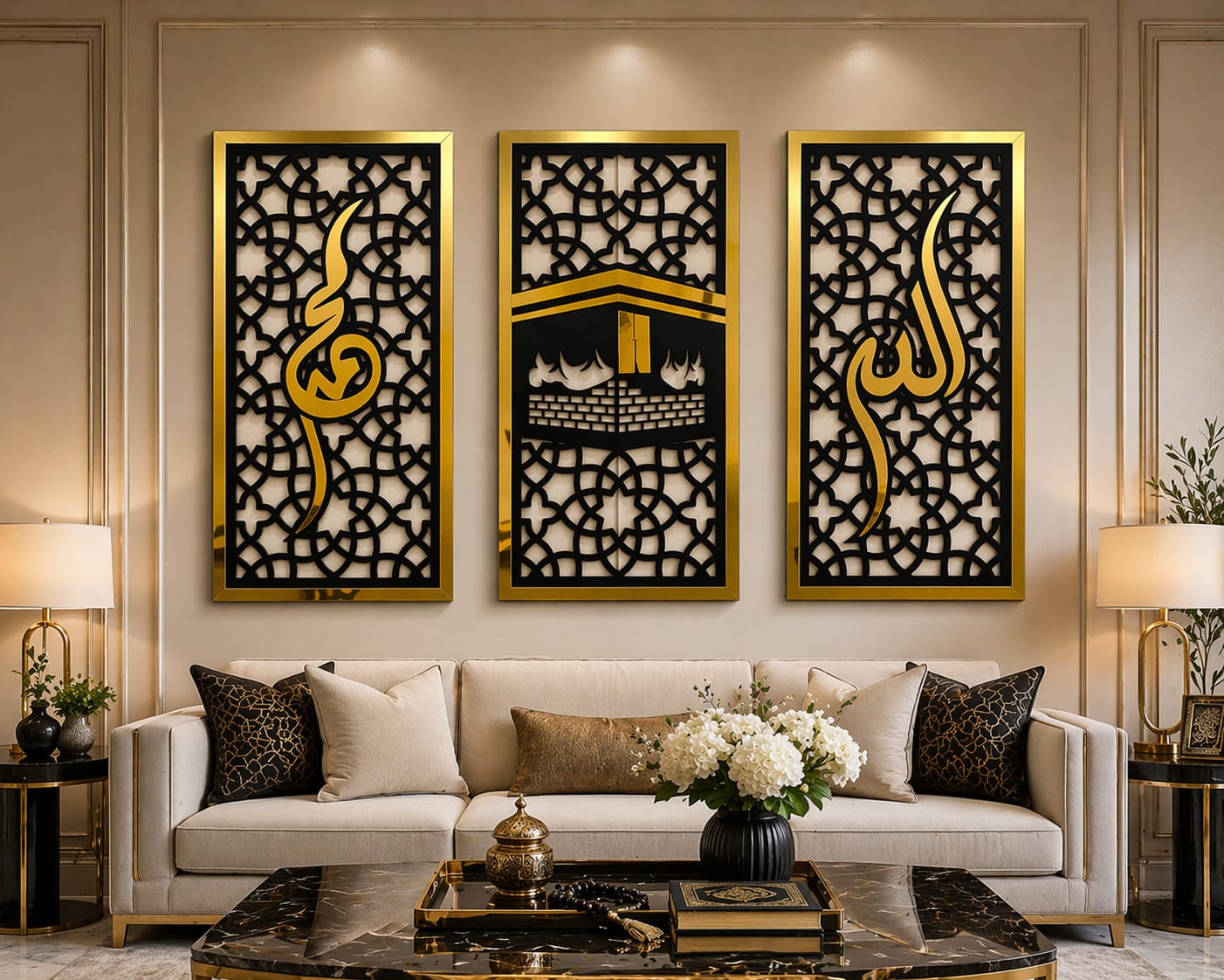 ✨🕌 Set of 3 Islamic Wall Sceneries 🕌✨