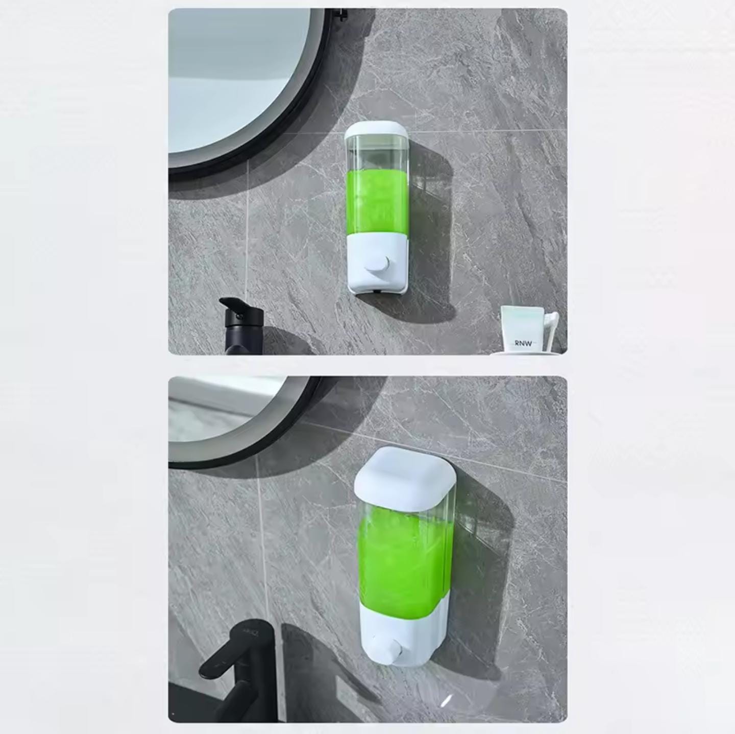 ✨ 500ml Wall Mounted Soap Dispenser (Drill Option) ✨