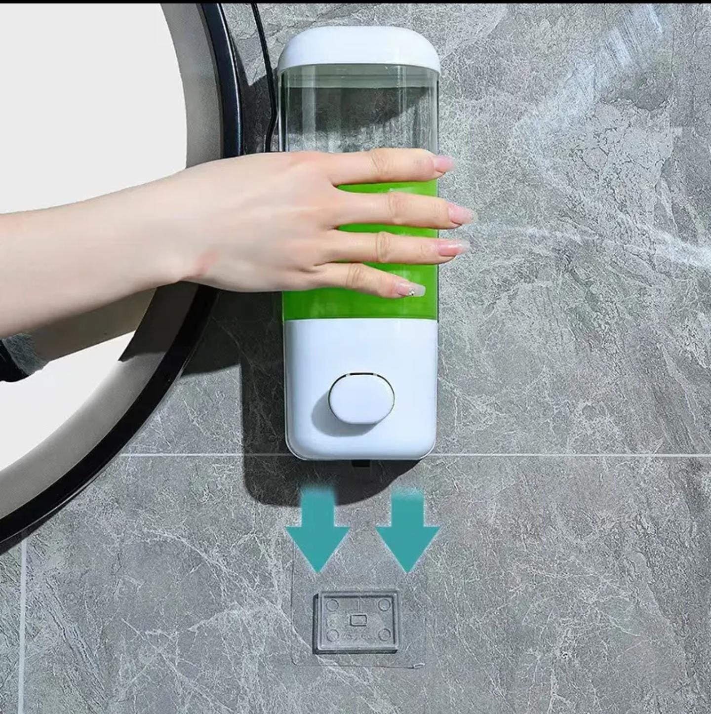 ✨ 500ml Wall Mounted Soap Dispenser (Drill Option) ✨