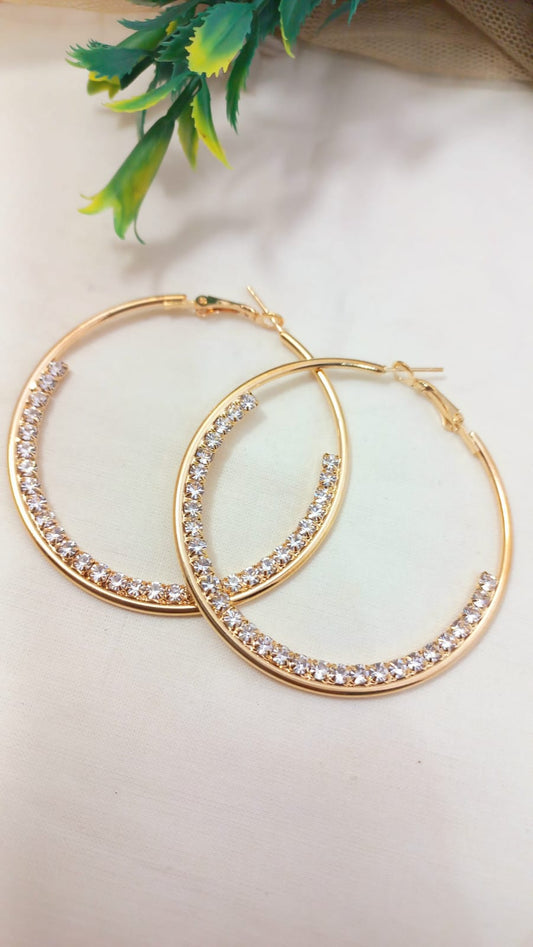 ✨ Stone Hoops Bali (Pair / Jori) ✨