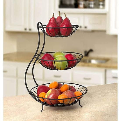 ✨🍎 3 Tier Fruit Iron Basket 🍎✨ 🇨🇳