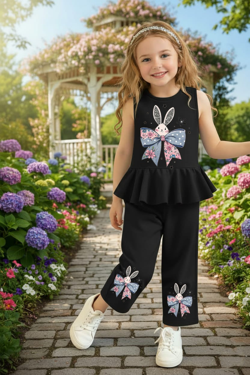 ✨🌸 Casual T-Shirt & Trouser Set for Girls 🌸✨