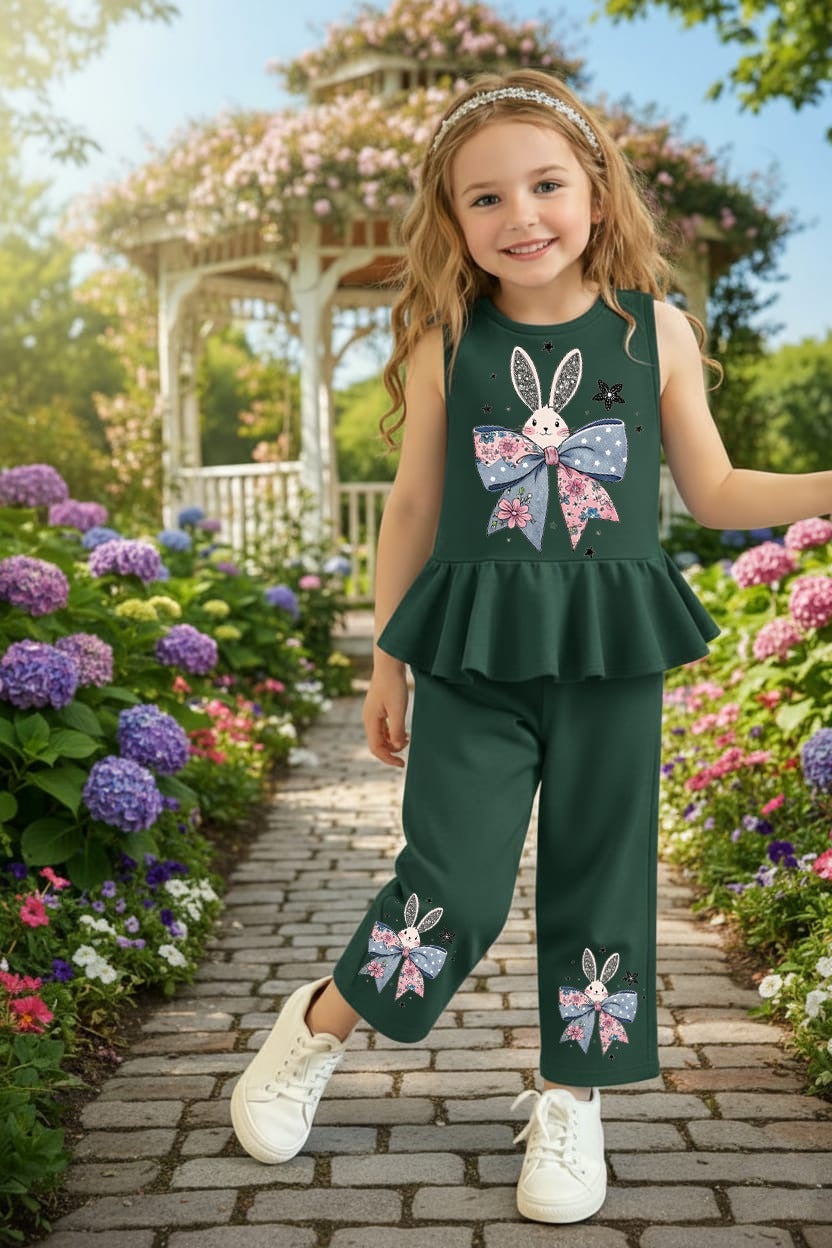 ✨🌸 Casual T-Shirt & Trouser Set for Girls 🌸✨