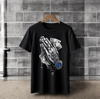 ✨🖤 Men Black Graphic Sublimation T-Shirt 🖤✨