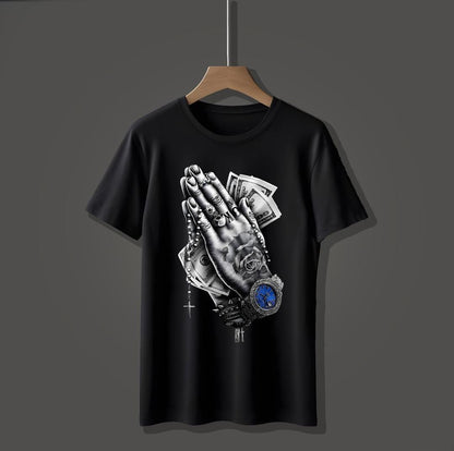 ✨🖤 Men Black Graphic Sublimation T-Shirt 🖤✨