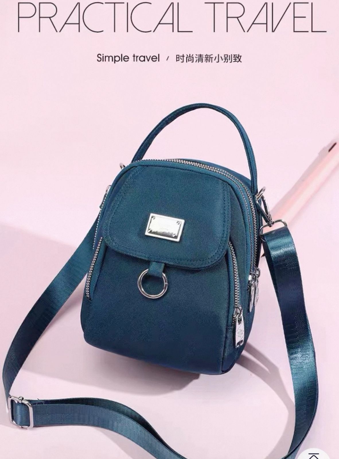✨  🎀 High-Quality Parachute Crossbody Bag 🎀