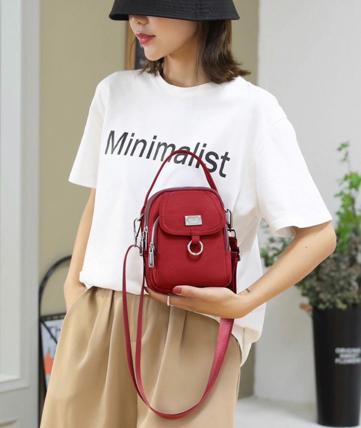 ✨  🎀 High-Quality Parachute Crossbody Bag 🎀