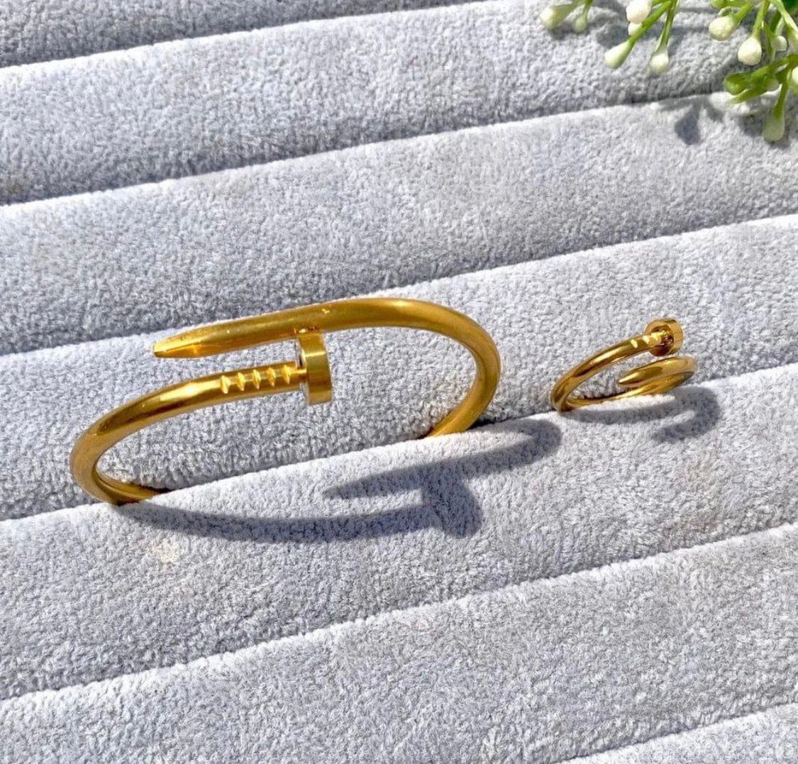 ✨💍 Cartier Style Nail Hand Cuff Rings 💍✨