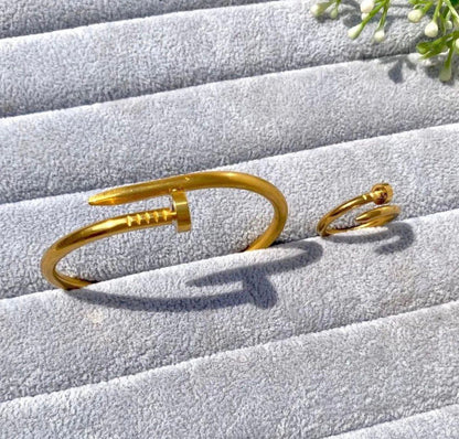 ✨💍 Cartier Style Nail Hand Cuff Rings 💍✨