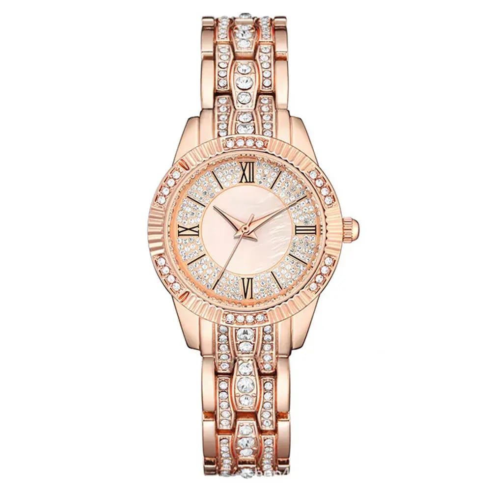 ⌚💎 2026 Luxury Women's Watch &amp; Rhinestone Bracelet Set 💎⌚