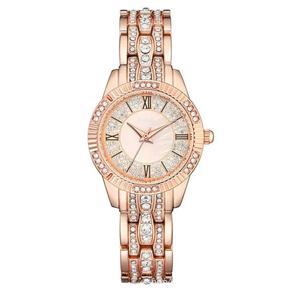 ⌚💎 2026 Luxury Women's Watch &amp; Rhinestone Bracelet Set 💎⌚