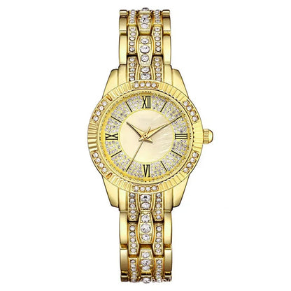 ⌚💎 2026 Luxury Women's Watch &amp; Rhinestone Bracelet Set 💎⌚