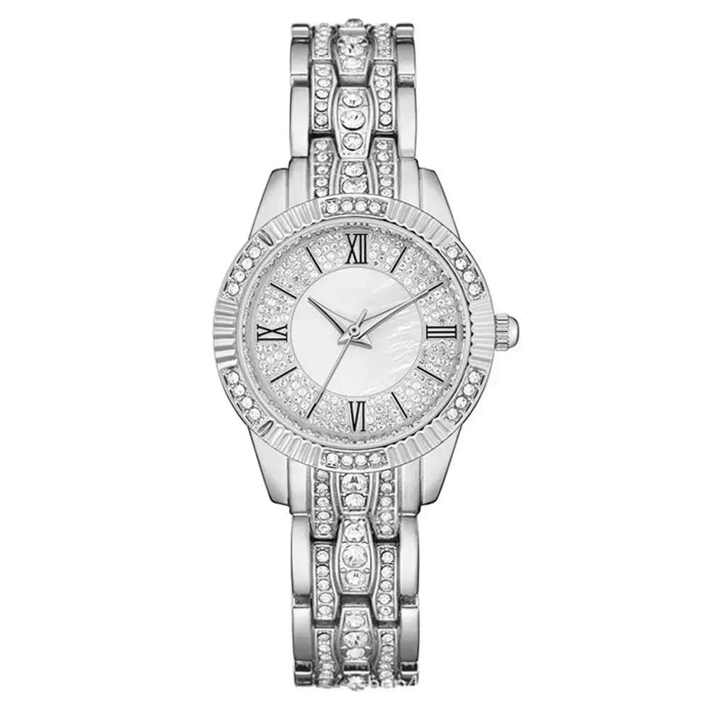 ⌚💎 2026 Luxury Women's Watch &amp; Rhinestone Bracelet Set 💎⌚