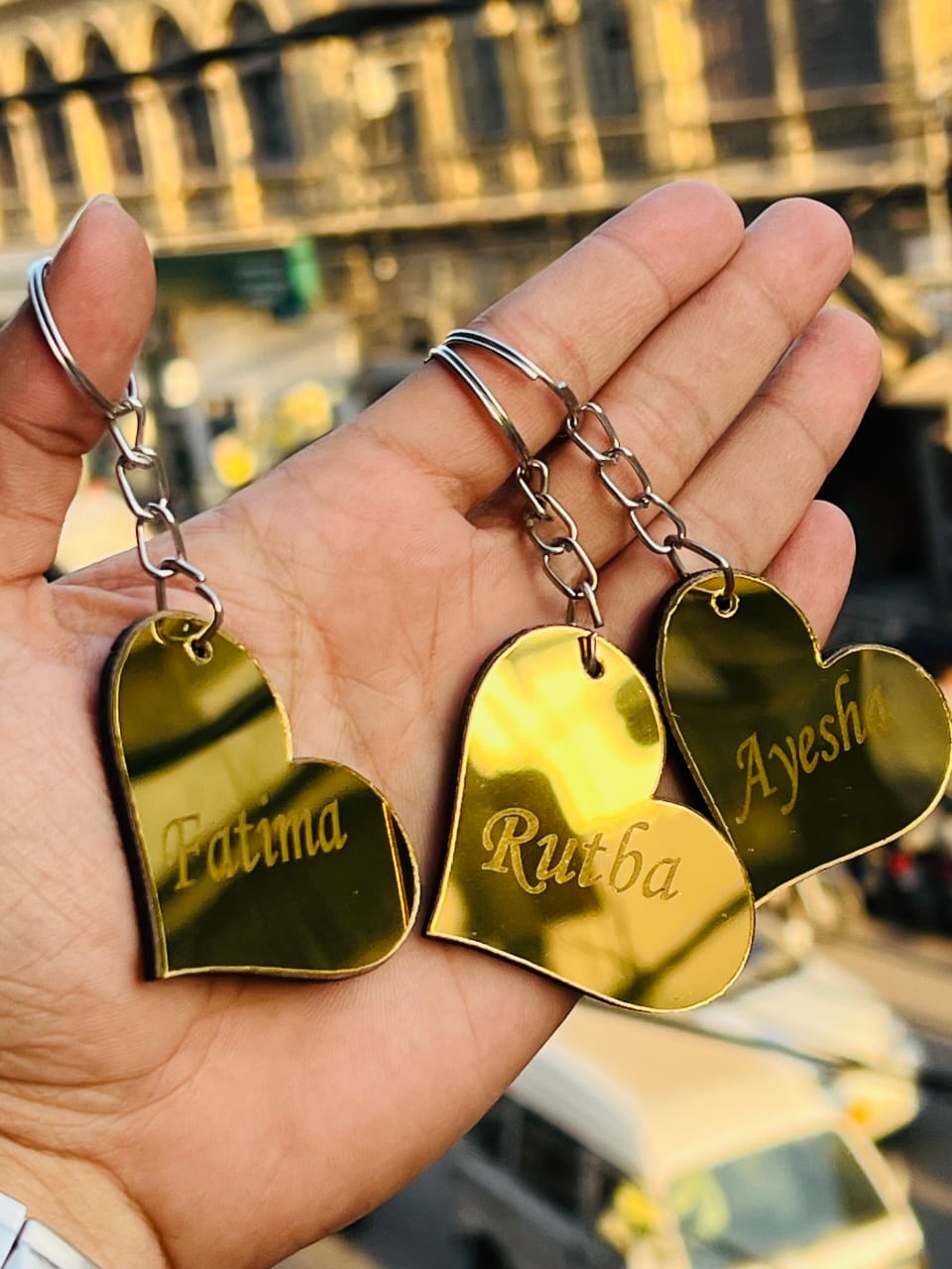 🔑 Heart Acrylic Keychain 🔑
