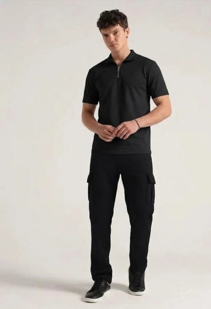 ✨🖤 Men’s Dri Fit Plain Zipper Track Suit 🖤✨